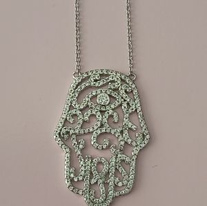 Hamsa Hand Pendant and Chain